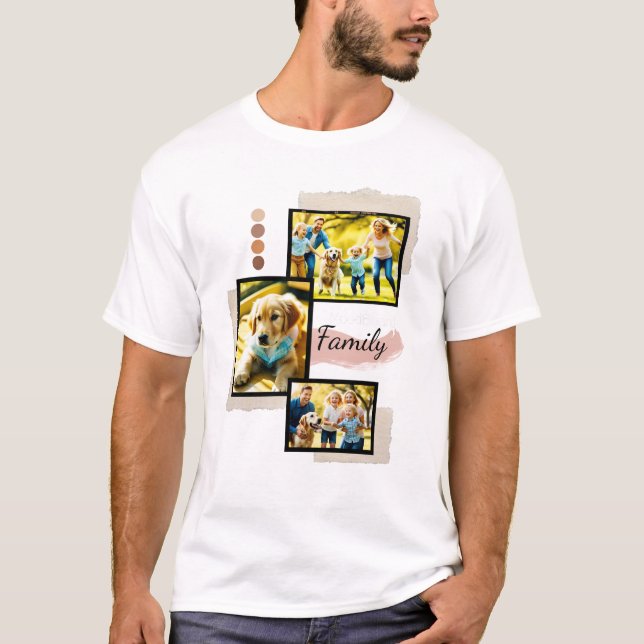 Camisa De Fotografia Familiar: Cereja A Cada Momen (Frente)