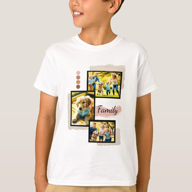 Camisa De Fotografia Familiar: Cereja A Cada Momen (Frente)