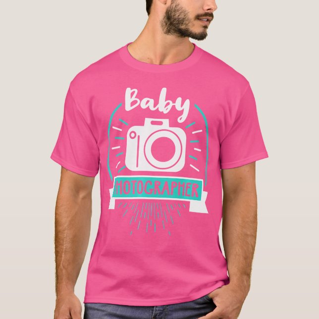 Camisa de Fotógrafo de Bebê Presente de Fotografia (Frente)
