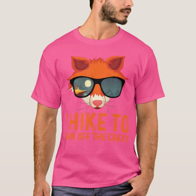 Camisa De Fox Hiker Que Virei Queimar (Frente)