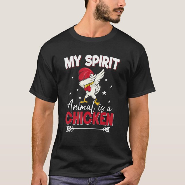Camisa de Frango Fofo Gráfico de Frango_3 (Frente)
