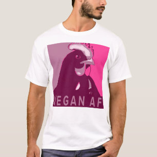 Camisa de frango inspirada por Pop cor-de-rosa Veg
