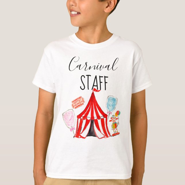 Camisa de funcionarios do Carnaval do Kid (Frente)