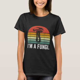 Camisa de Fungi Engraçado Cogumelos Cara Divertido