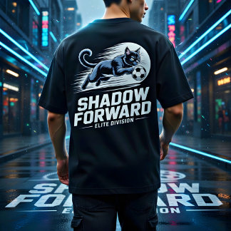 Camisa de Futebol Black Cat - Presente para Fã de