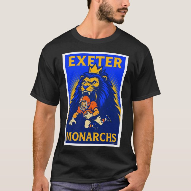 CAMISA DE FUTEBOL CLÁSSICA EXETER, CA MONARCHS. (Frente)