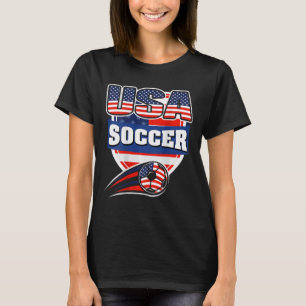 Camisa de Futebol de Fãs Orgulhosos da América - B