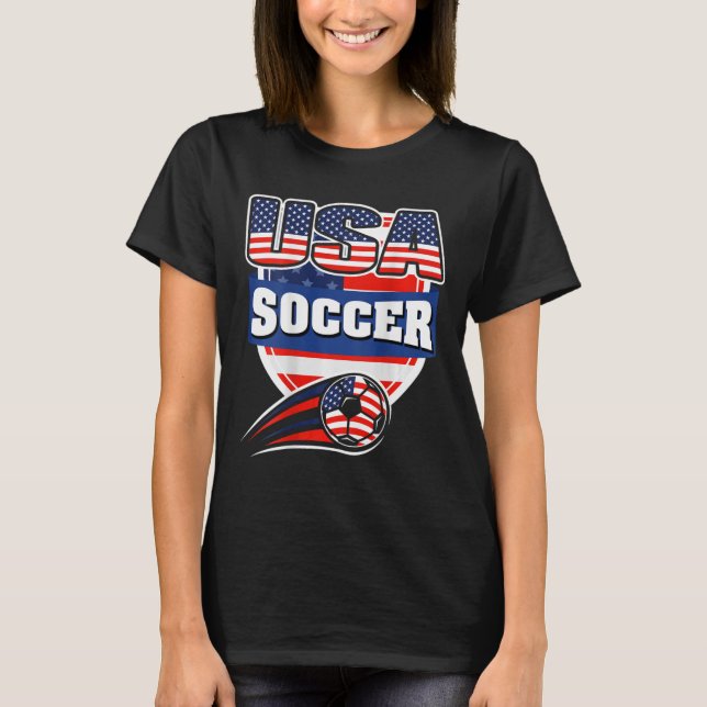 Camisa de Futebol de Fãs Orgulhosos da América - B (Frente)
