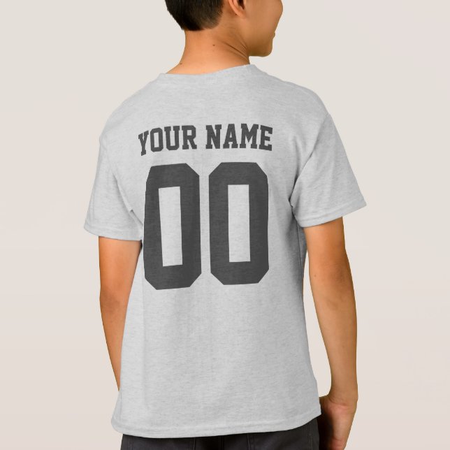 Camisa de futebol do Número de Identificação Perso (Verso)