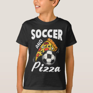 Camisa De Futebol E Pizza Camisa Engraçada Present