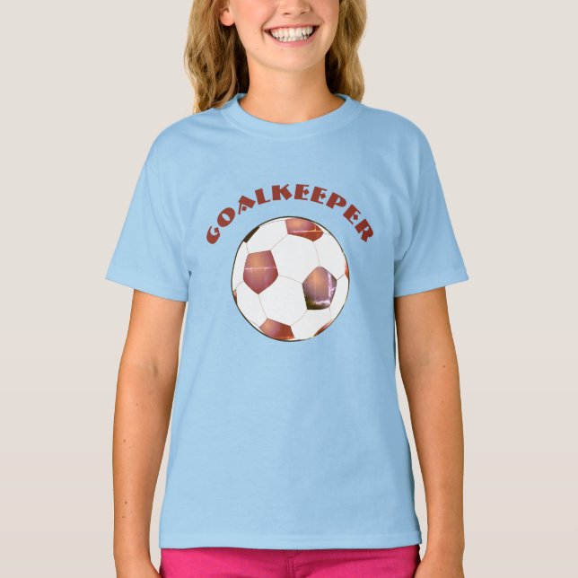 Camisa de futebol engraçada para goleiro (Frente)