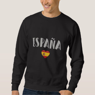 Camisa de Futebol Fã da Espanha Bandeira