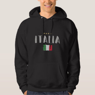 Camisa de Futebol Fã de Futebol da Itália Bandeira