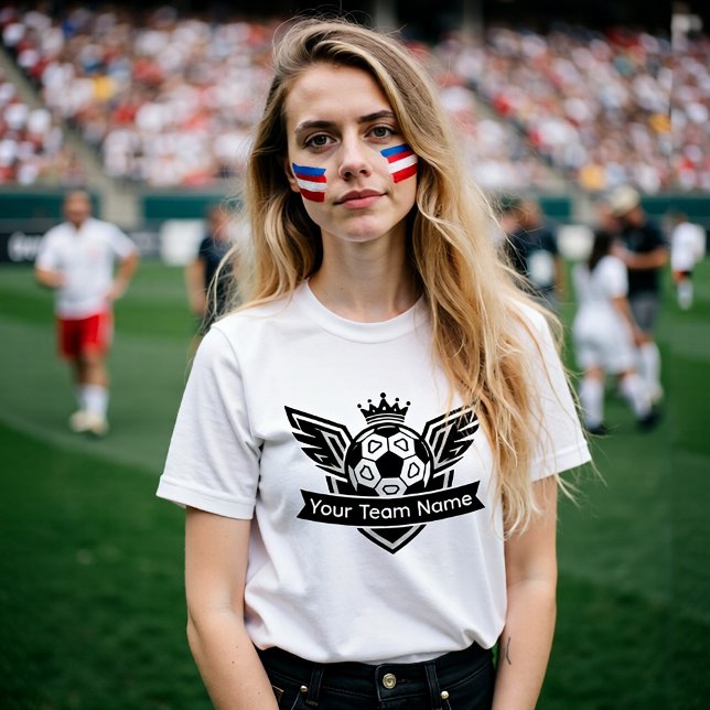 Camisa de Futebol Feminina da Equipe com Logotipo  (Add your team name to customise)