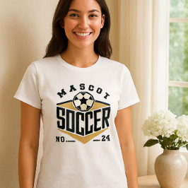 Camisa de futebol mascote - Logotipo de grupo em n