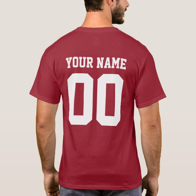 Camisa de futebol masculino (Verso)