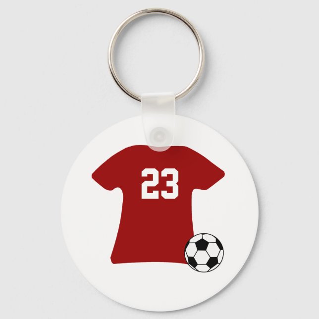 Camisa De Futebol Personalizada Com Chaveiro De Bo (Frente)