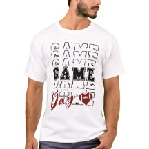 Camisa de futebol personalizável no dia do jogo