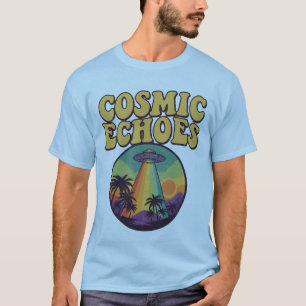 Camisa De Galáxia Estética De Ecos Cósmicos - Espa