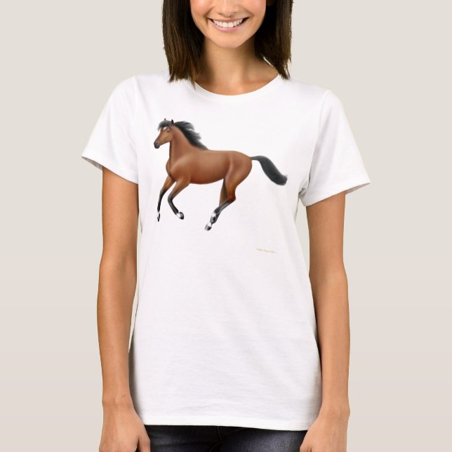 Camisa de galope da boneca das senhoras do cavalo (Frente)
