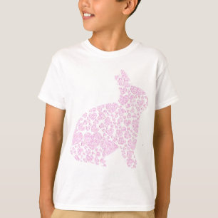 Camisa De Garotas Coelhinhas Rosa