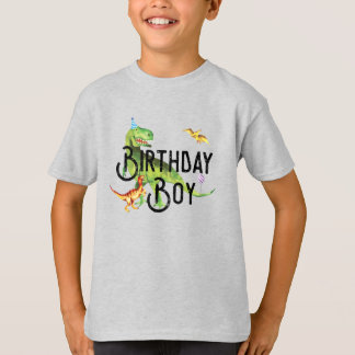 Camisa de Garoto de Nascimento do Dinossauro