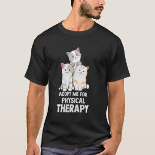 Camisa De Gato Adota-Me Para Terapia Física