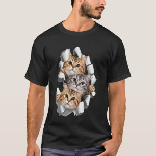 Camisa de Gato, Camiseta de Gato, Camisa de Gato R