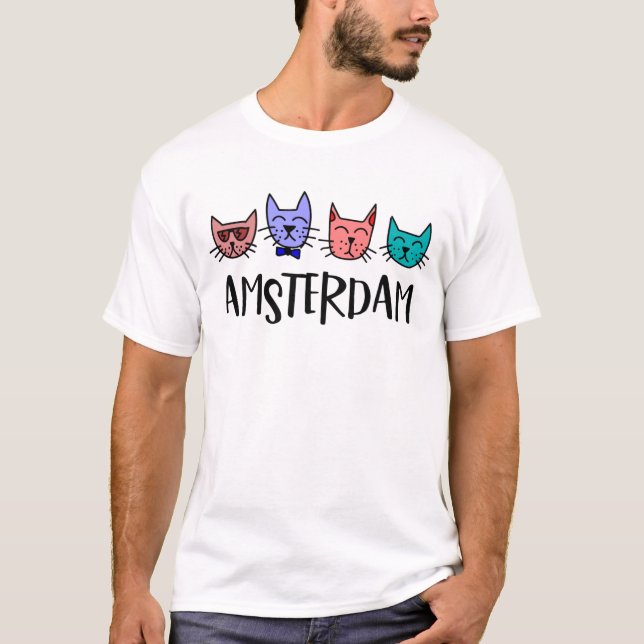 Camisa de Gato de Amsterdã (Frente)