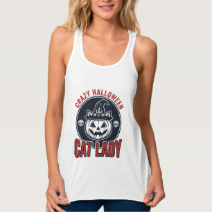 Camisa de Gato de Bruxa Vintage Louca Senhora do G