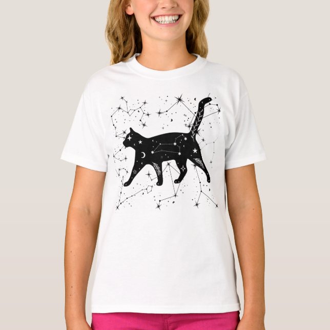 camisa de gato de constelação (Frente)