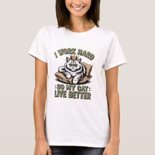 Camisa de Gato de Luxo Fofa para Mulheres