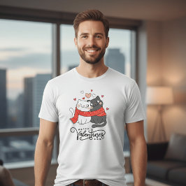 Camisa de Gato do Dia dos Namorados | Casal de Gat