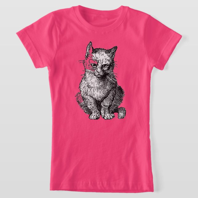 Camisa de gato-do-gato-abafado (Postura )