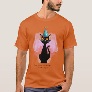 Camisa De Gato Do Partido Sarcástico - Ouvidos Hu