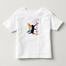 Camisa de Gato e Borboleta Orgulho Arco-Íris para