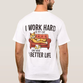 Camisa De Gato Engraçado