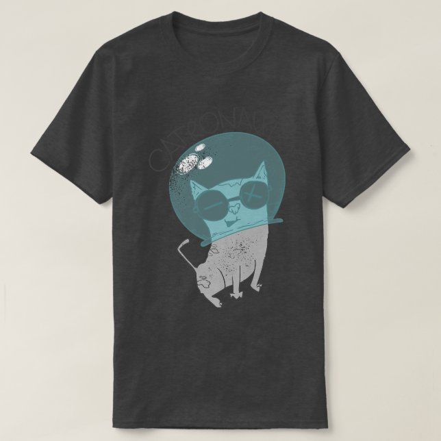 CAMISA DE GATO ENGRAÇADO (Frente do Design)