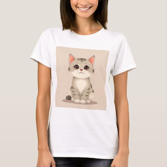 Camisa de gato giro (Frente)
