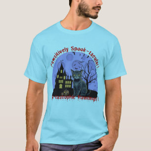 Camisa de Gato Halloween   Suéter de Halloween   Q