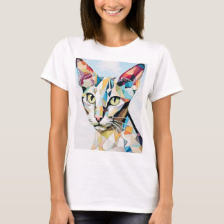 Camisa De Gato Oriental Cubista