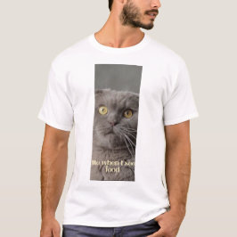 Camisa de gato para homens