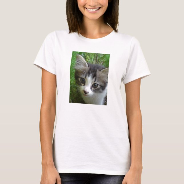 Camisa de gato para mulheres (Frente)