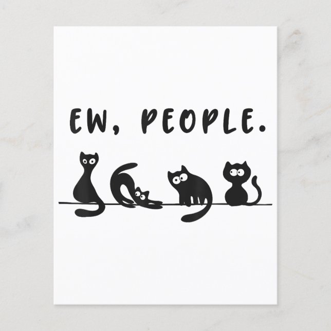 Camisa de gato preto engraçado mulheres ew pessoas (Frente)