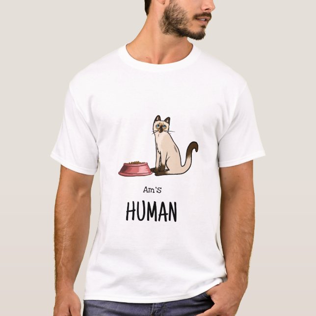 Camisa de Gato Siames (Frente)