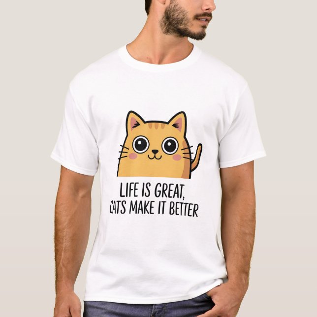 camisa de gatos (Frente)
