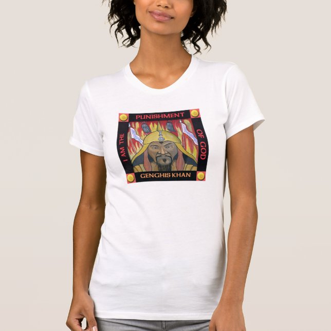 Camisa de Genghis Khan t (Frente)