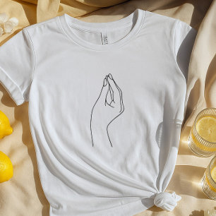 Camisa de Gesto Mão Italiana   Funny Italiano