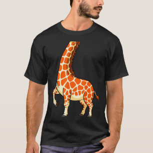 Camisa de Girafa Adulto Homens Mulheres Crianças F