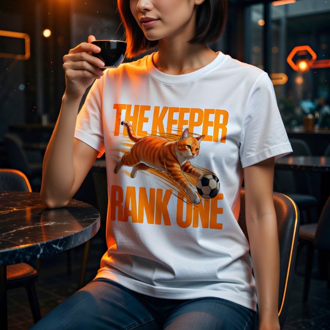 Camisa de goleiro de gato – Presente engraçado de  (Criador carregado)